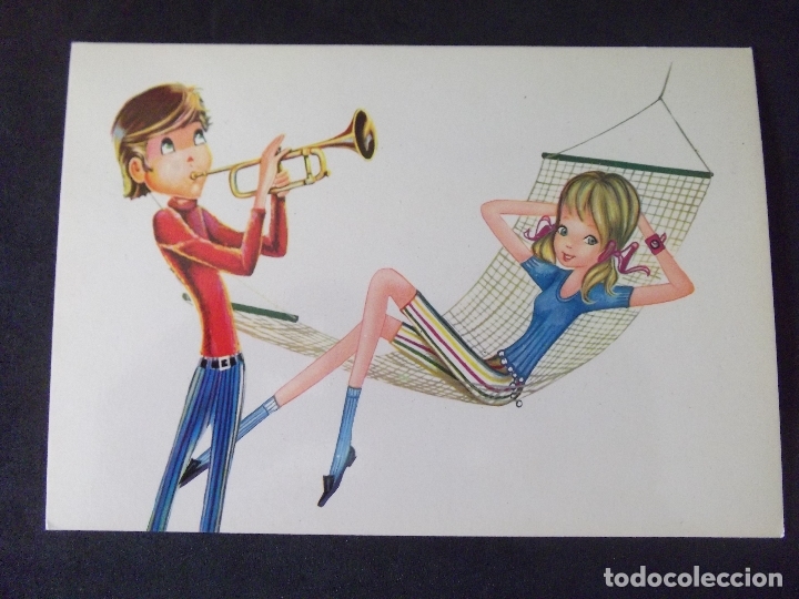 Cartoline: DIBUJOS-V20-3-PAREJAS-NI&Ntilde;OS-BV-DL B.36195-X