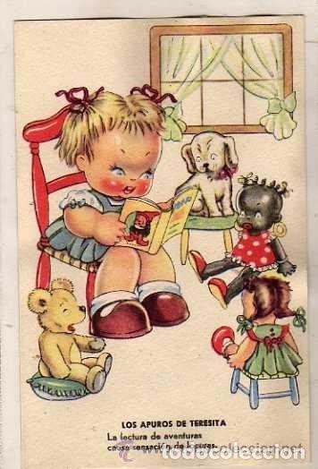 Postkarten: Postal ilustrada. Ilustrador Bomb&oacute;n. Estamperia Ram. Serie 11. Sin circular.