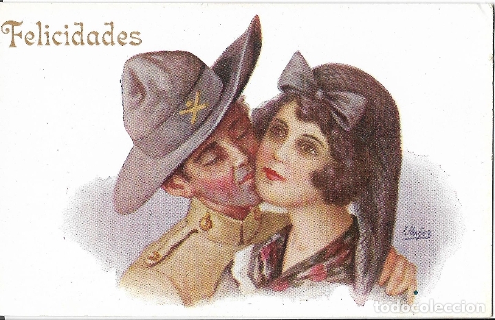 Postais: ILUSTRADOR: J. IBA&Ntilde;EZ , EL ADIOS A LA NOVIA - EDICIONES VICTORIA N&ordm; 907 - S/C