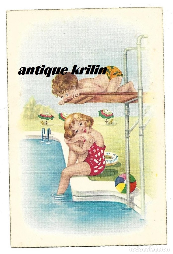 Postales: POSTAL EDICIONES PAJARITA 2322/E 1959 / SIN FRANQUEAR PERO ESCRITA DORSO