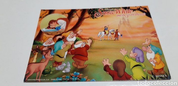 Postales: POSTAL DISNEY BLANCANIEVES Y LOS 7 ENANITOS EDICIONES BEASCOA
