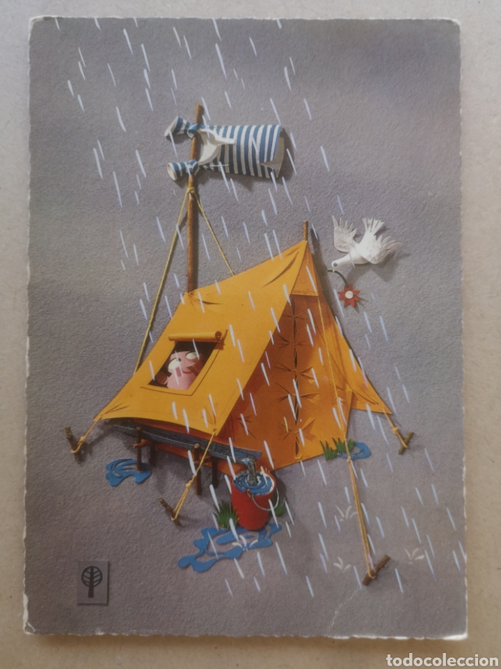 Postcards: POSTAL VR 5094/5 HOLANDA.TROQUELADA NUEVA. CAMPING