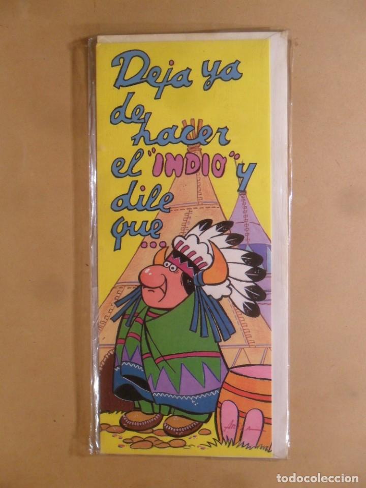 Cartoline: POPY CARDS - DEJA YA DE HACER EL INDIO Y DILE QUE&hellip; - NUEVA SIN USAR