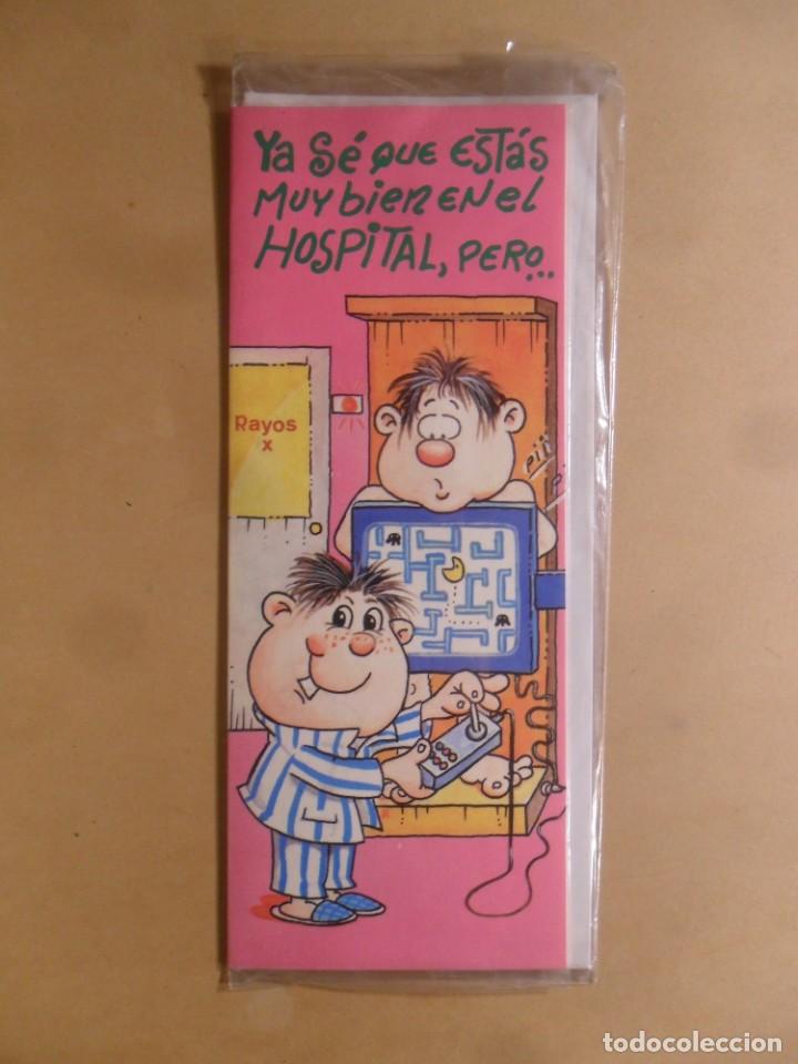 Cartoline: POPY CARDS - YA SE QUE ESTAS MUY BIEN EN EL HOSPITAL, PERO&hellip; - NUEVA SIN USAR