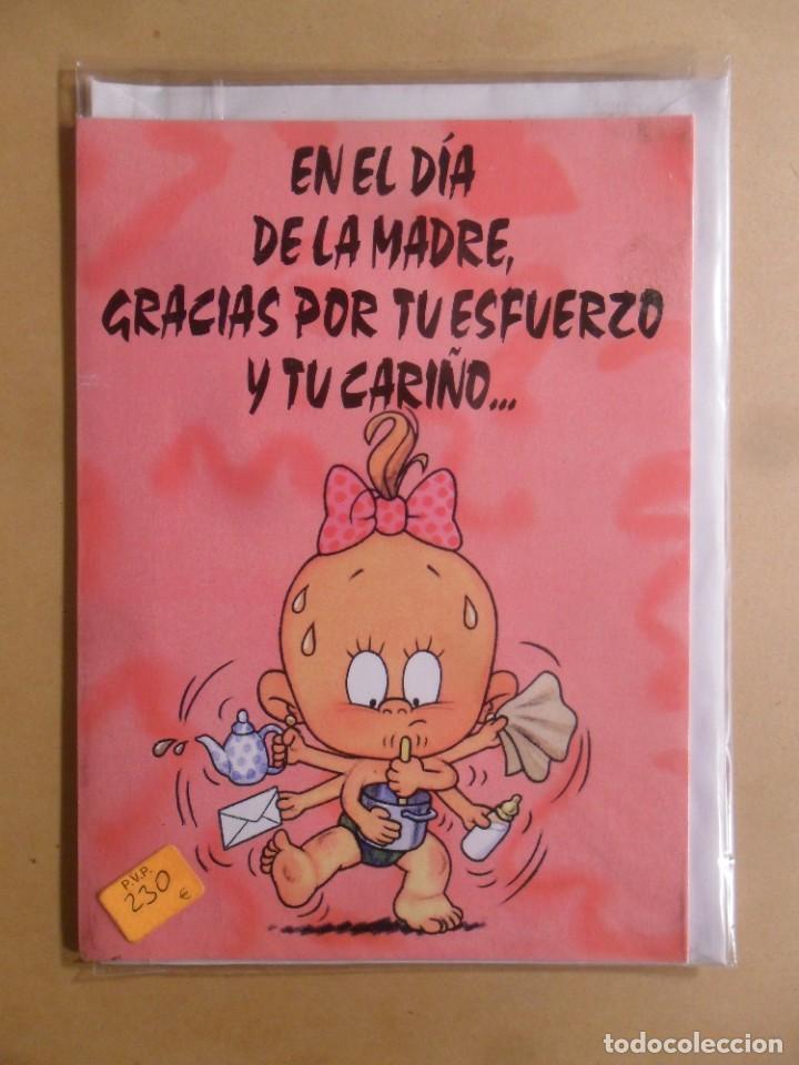 Postais: TARJETA DE FELICITACION - EN EL DIA DE LA MADRE, GRACIAS POR TU ESFUERZO Y TU CARI&Ntilde;O -NUEVA SIN USAR