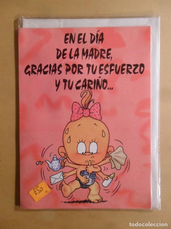 Postais: TARJETA DE FELICITACION - EN EL DIA DE LA MADRE, GRACIAS POR TU ESFUERZO Y TU CARI&Ntilde;O - NUEVA SIN USA