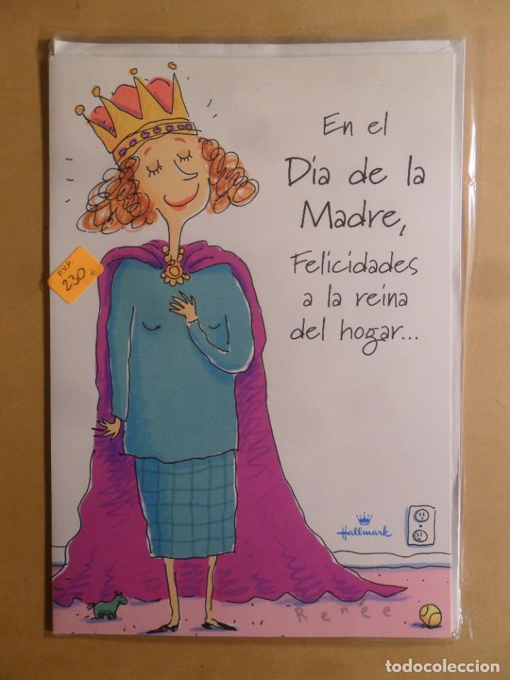 Postais: TARJETA DE FELICITACION - EN EL DIA DE LA MADRE, FELICIDADES A LA REINA DEL HOGAR - NUEVA SIN USAR