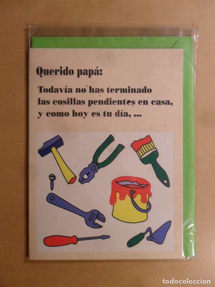 Postkarten: TARJETA DE FELICITACION - QUERIDO PAPA: TODAVIA NO&hellip; - NUEVA SIN USAR