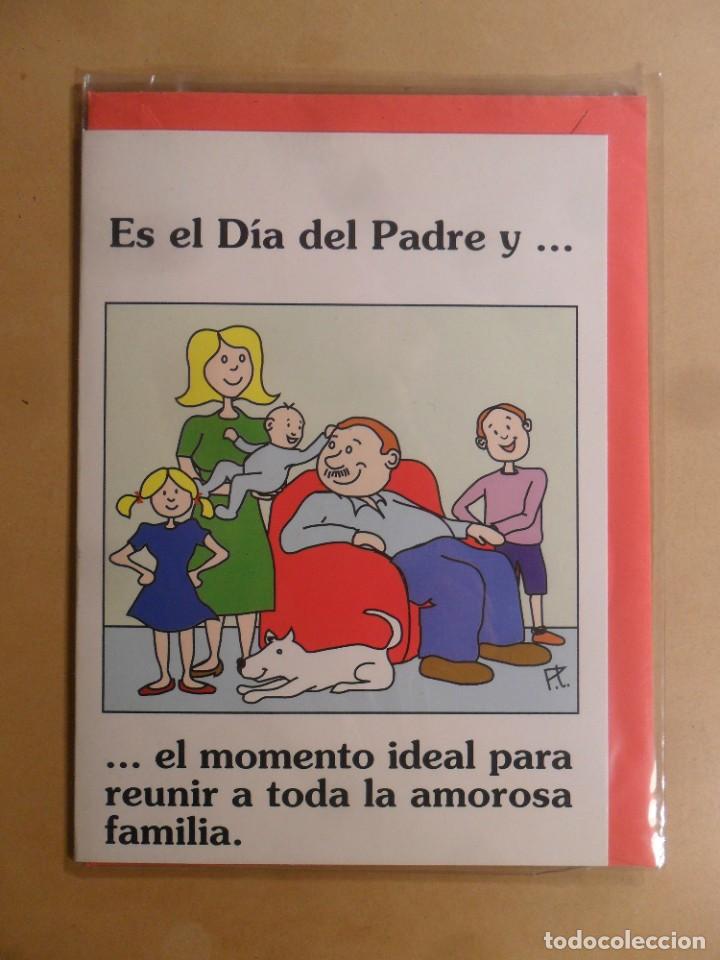 Postais: TARJETA DE FELICITACION - ES EL DIA DEL PADRE Y&hellip; - NUEVA SIN USAR