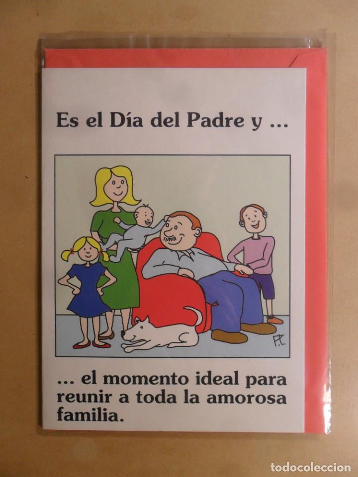 Postais: TARJETA DE FELICITACION - ES EL DIA DEL PADRE Y&hellip; - NUEVA SIN USAR
