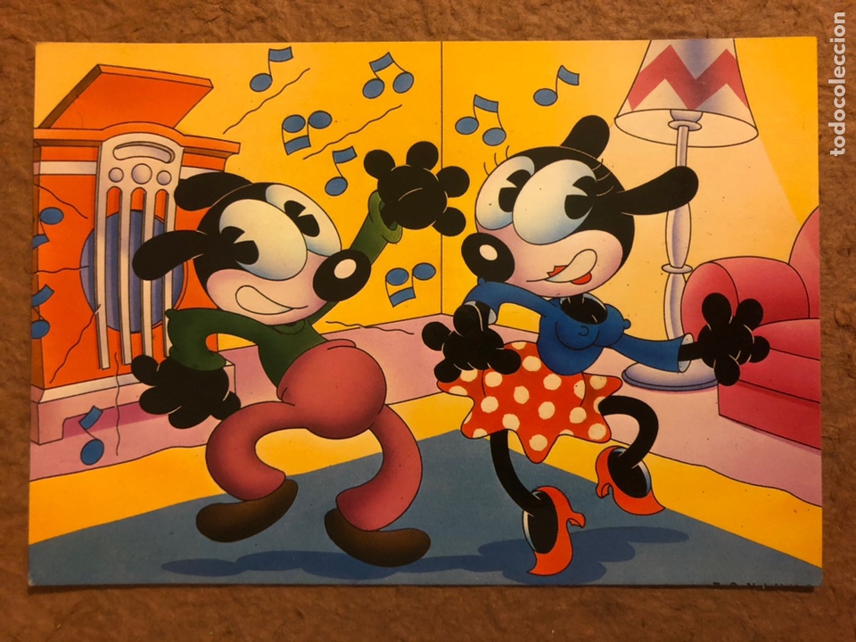 Cartoline: DANCING LITTLE DOGS POR TONHINO. POSTAL SIN CIRCULAR STAR GRAFIC N&deg; 95 (1984).