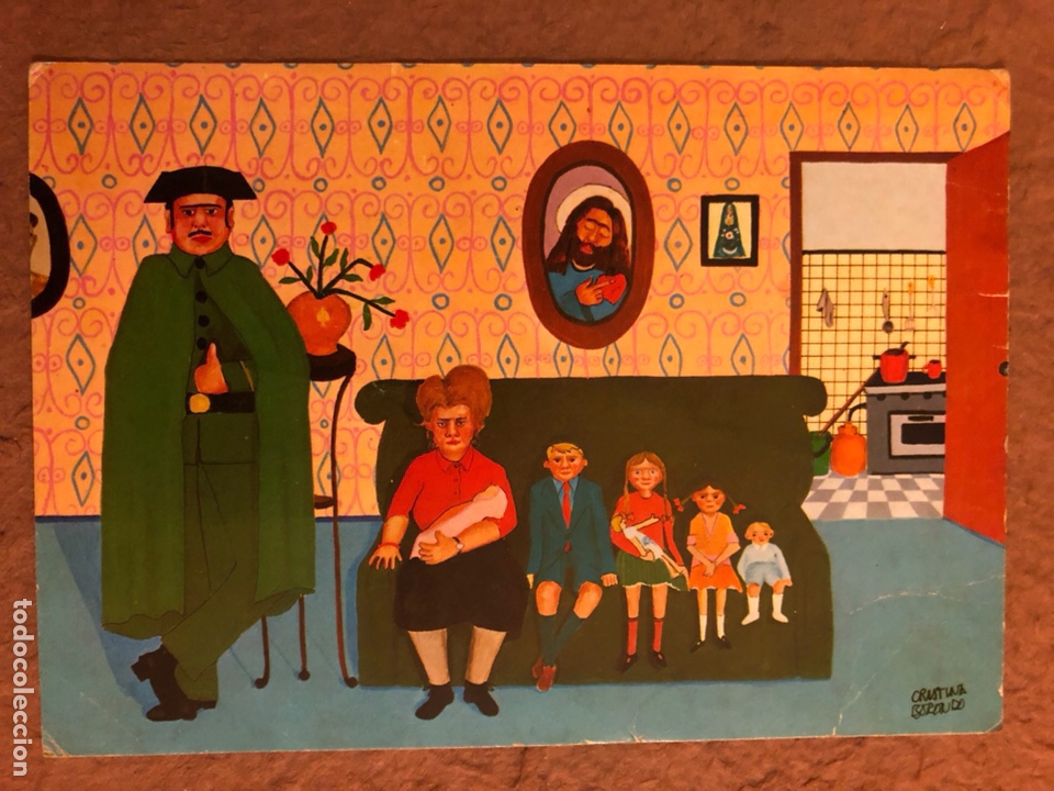 Cartoline: RETRATO DE FAMILIA DE CRISTINA BORONDO. POSTAL SIN CIRCULAR COLECCI&Oacute;N PERLA AN-46