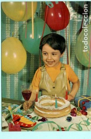 Cartes Postales: POSTAL DE NI&Ntilde;O CUMPLEA&Ntilde;OS DIBUJO DE SIN N&ordm; 7440 /31 B SIN CIRCULAR
