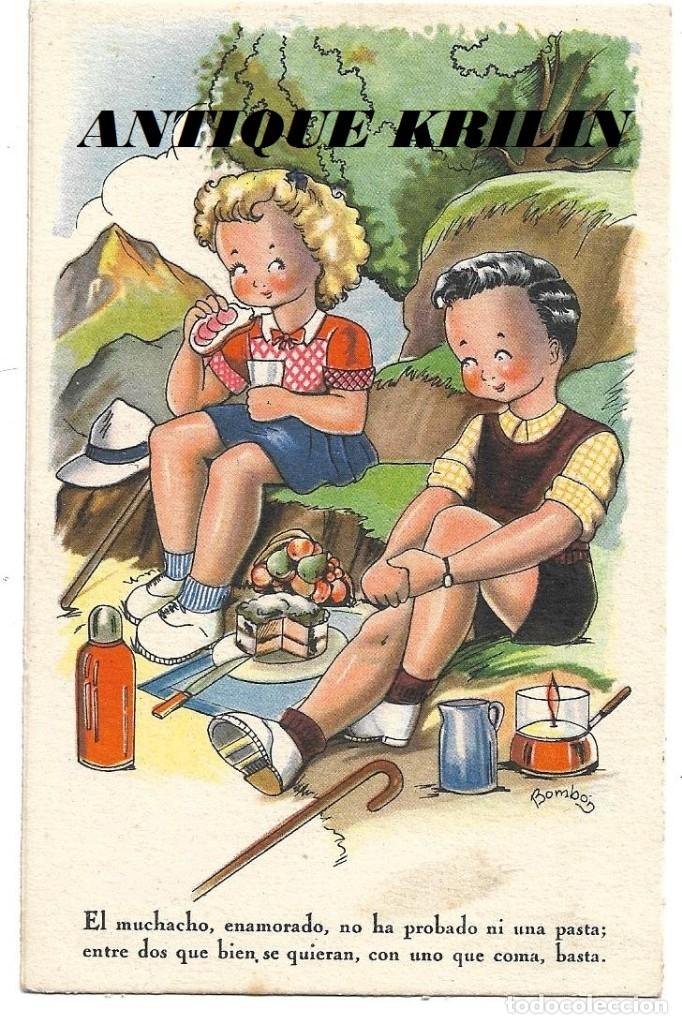 Cartes Postales: POSTAL EDITORIAL ARTIGAS .- REFRANERO POPULAR , COLECCION C SERIE 56 .-ILUSTRA BOMBON