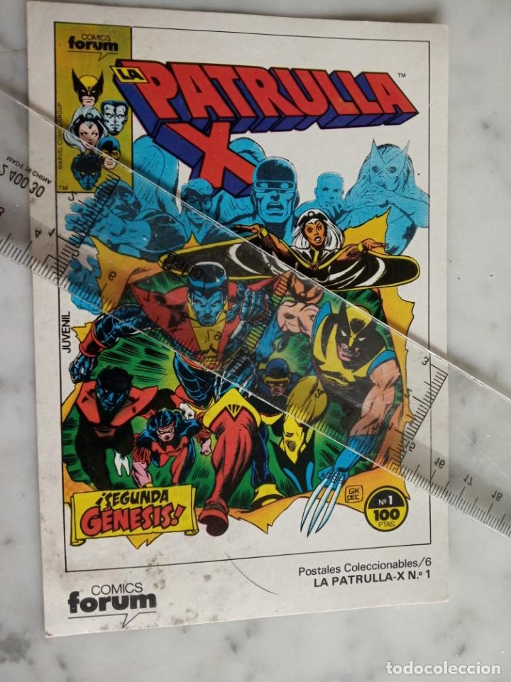 Cartoline: postales coleccionables n&ordm; 6 la patrulla X n&ordm; 1 comics forum