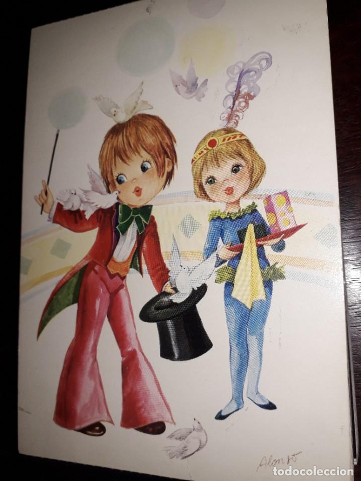 Postais: N&ordm; 35452 POSTAL DIBUJO CIRCO N 10 ALONSO