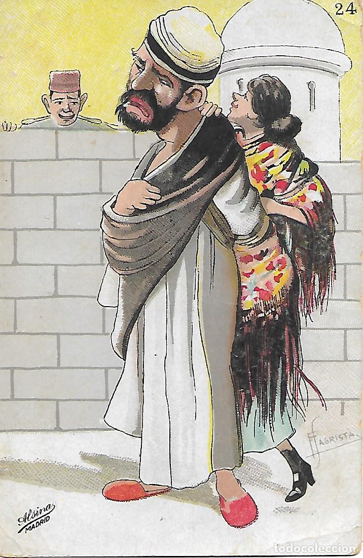 Cartoline: POSTAL FIRMADA F. SAGRIST&Agrave; (PRINCIPIOS 1900)