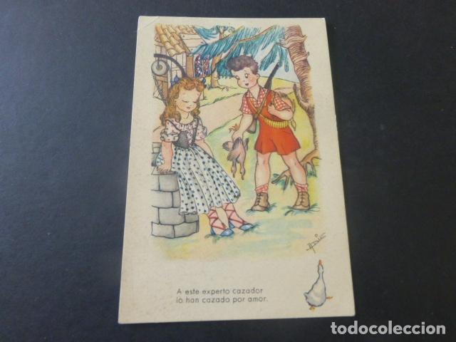 Postales: CAZADOR POSTAL COMICA