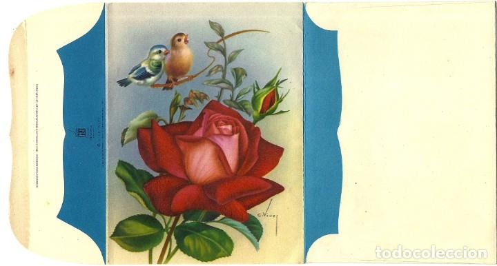 Postales: 9167 - C. VIVES - SOBRE ILUSTRADO CON PAPEL DE CARTA EDITORIAL NIAGARA - LIT. CARVILLE S.-C.R. 500.5