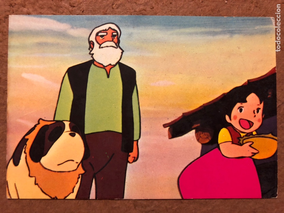 Cartoline: HEIDI, VIEJO DE LOS ALPES Y NIEBLA. POSTAL SIN CIRCULAR EDICIONES TARJEFHER N&deg; 2 (1975).