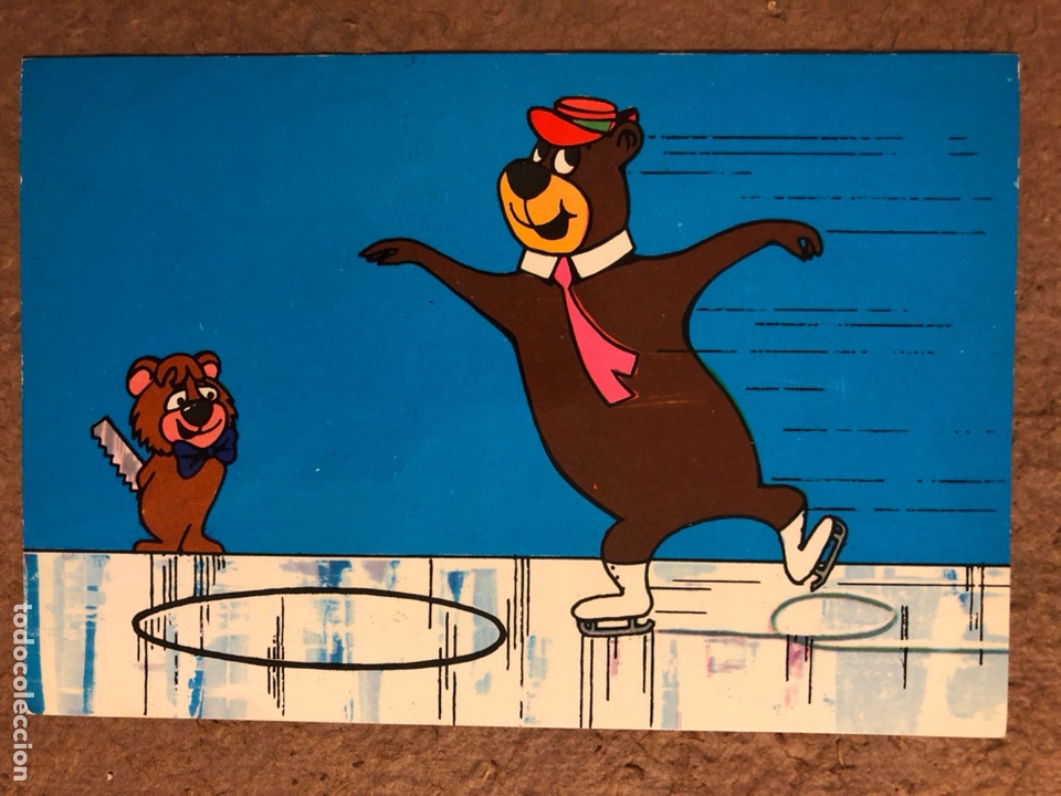 Cartoline: OSO YOGUI y BUBU. POSTAL SIN CIRCULAR HANNA BARBERA EDICIONES TARJEFHER N&deg; 809 (1965).