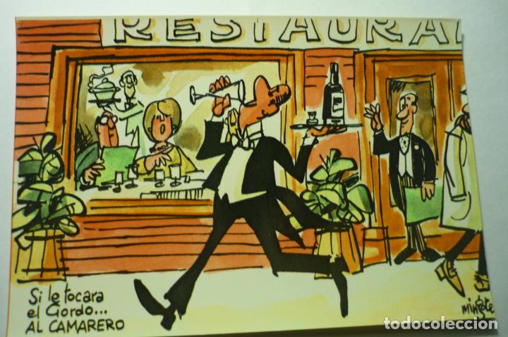 Cartes Postales: postal humor loteria diibujo mingote