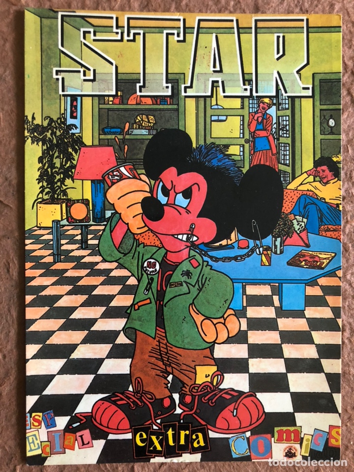 Cartoline: ASTRONAVE PIRATA &ldquo;PORTADA REVISTA STAR N&deg; 42&rdquo;. POSTAL SIN CIRCULAR STAR GRAFIC N&deg; 5 (1981).