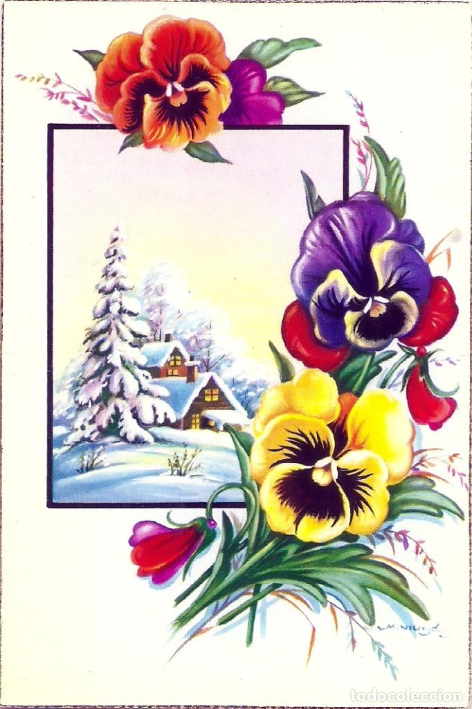 Cartoline: 6063G - NIUB&Oacute; - PENSAMIENTOS - HERMOSA POSTAL EDICIONES CyZ 594.B