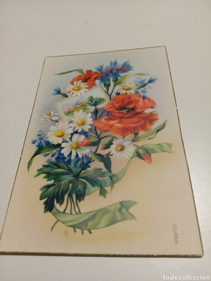 Postales: Postal flores
