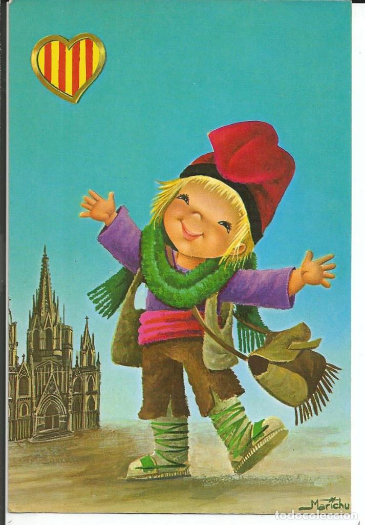 Postcards: POSTAL *MARICHU* EL PASTORCILLO Y LA CATEDRAL - EDICIONES CYZ 7673/29-D