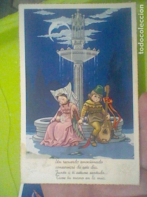 Postales: ROMEO JULIETA ILUSTRACION POSTAL ED ANCLA N&ordm; 2047 CIRCULADA FUENTE