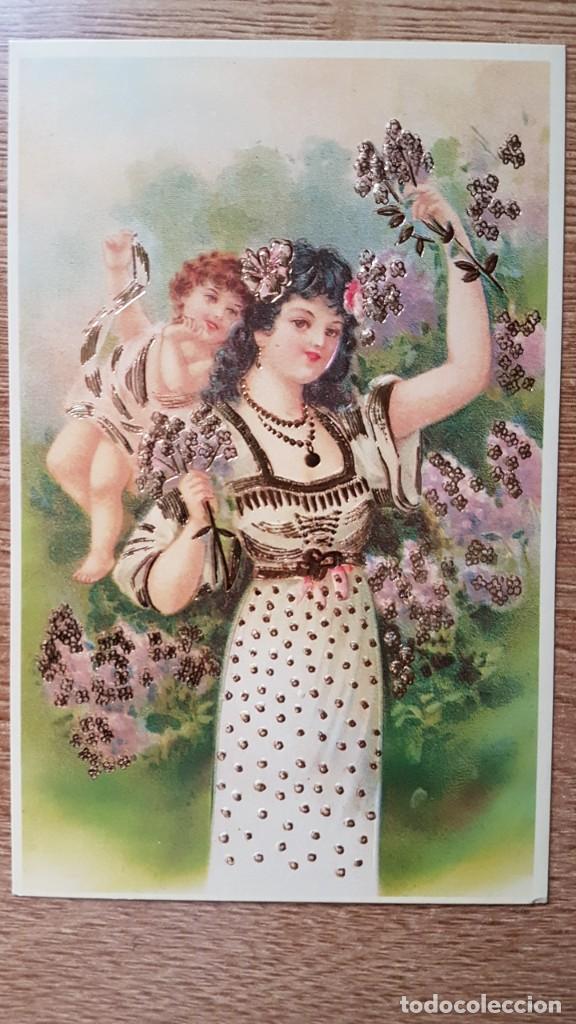 Postais: ANTIGUA POSTAL FELICITACI&Oacute;N.