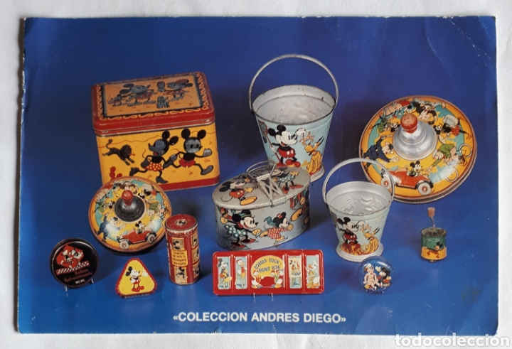 Postales: Postal de MICKEY MOUSE. Coleccionista ANDRES DIEGO DIESTRO. A&ntilde;os. 80s.