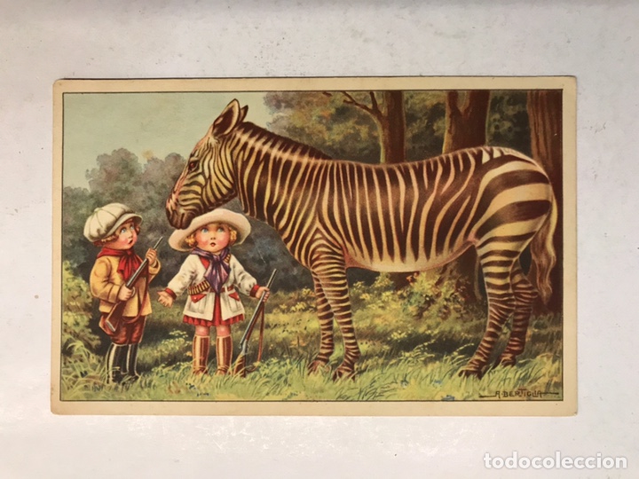 Postais: DIBUJOS Y CARICATURAS. Hermosa Postal Italiana, Ilustra: A. Bertiglia (h.1910?) Escrita..