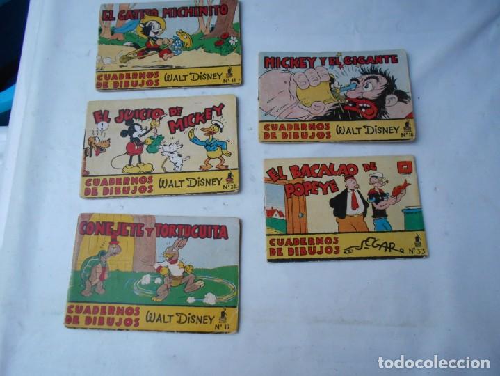 Postales: cuadernos de dibujos de mickey mouse a&ntilde;os 30