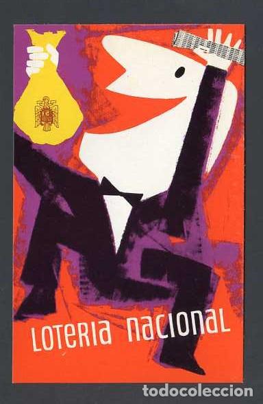 Postais: Cartel de Don Juan Poza. *Loteria Nacional. Serie A n&ordm; 1* Nueva.