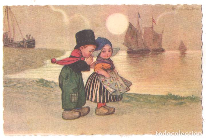 Postcards: Postal Dibujante Colombo. Ni&ntilde;os holandeses . serie 1985. No escrita..- . Vell i Bell