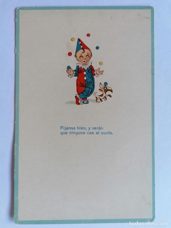 Postcards: POSTAL INFANTIL, FIJENSE BIEN, Y VERAN QUE NINGUNA CAE AL SUELO