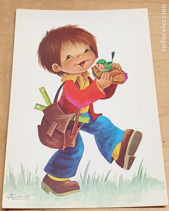 Cartes Postales: POSTAL INFANTIL ILUSTRADA POR GABRIEL CYZ N&ordm; 7780-C 15X10 CM. SIN ESCRIBIR