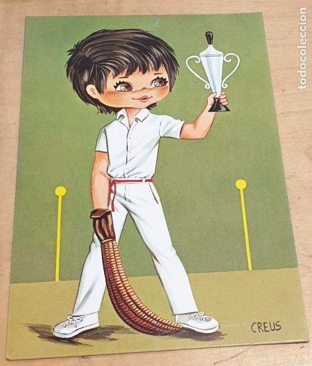 Postkarten: POSTAL INFANTIL ILUSTRADA POR CREUS SAVIR N&ordm; 6118 CESTA PUNTA 15X10 CM. SIN ESCRIBIR