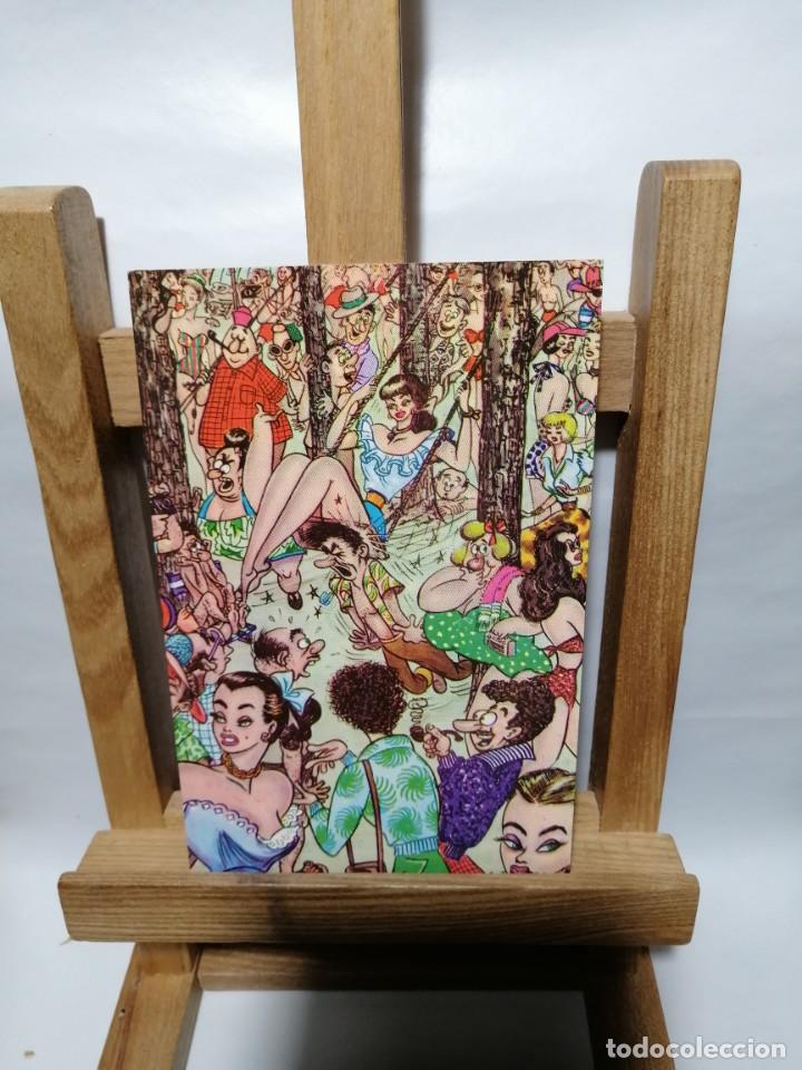 Postkarten: POSTAL ILUSTRADA UN DIA EN EL CAMPING. A. TARRAGO SIN CIRCULAR