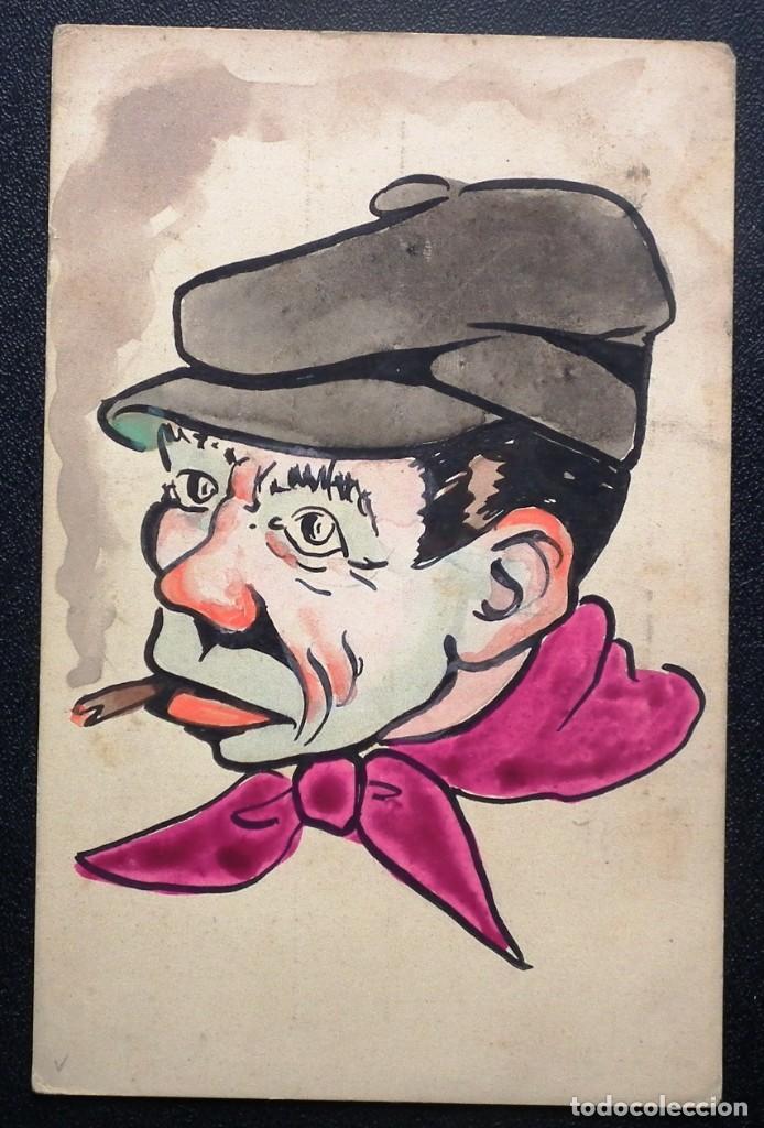 Postales: POSTAL CON CARICATURA A INDENTIFICAR