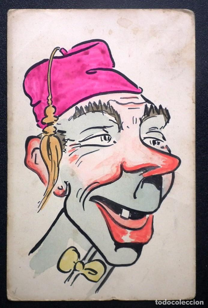 Postales: POSTAL CON CARICATURA A INDENTIFICAR