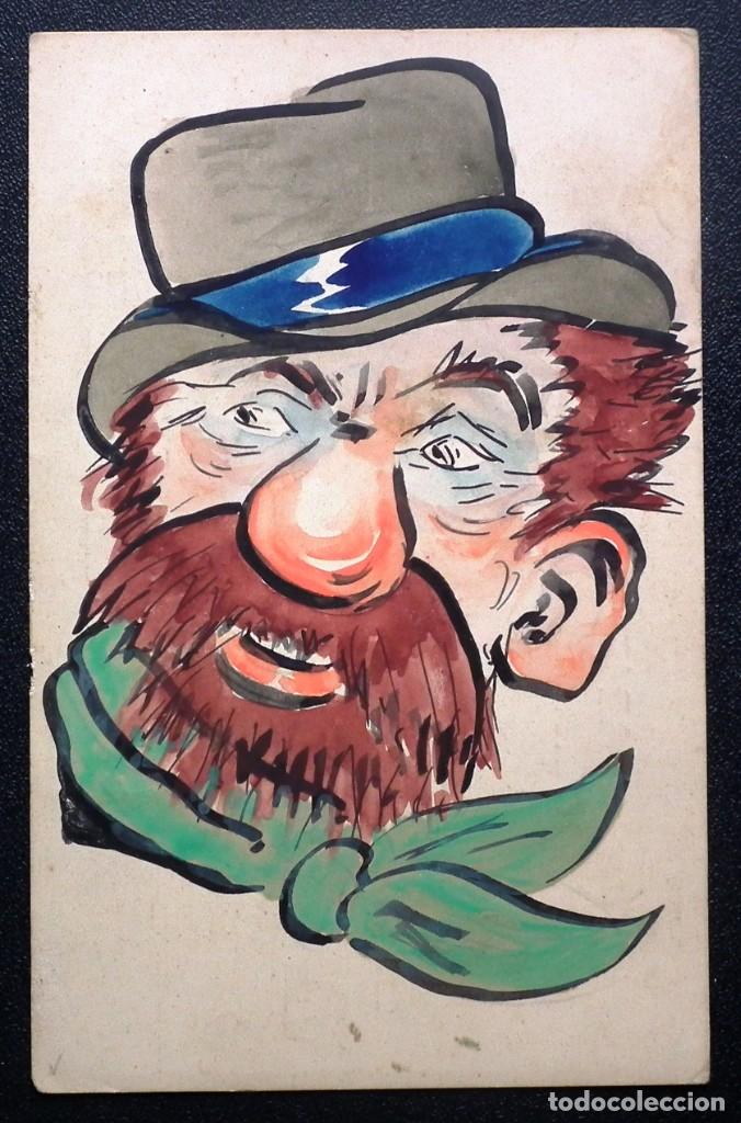 Postales: POSTAL CON CARICATURA A INDENTIFICAR