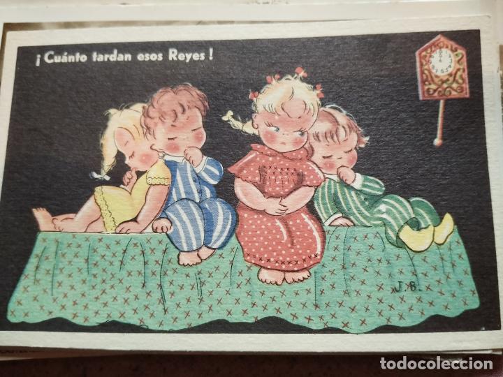 Cartoline: postal reyes magos ni&ntilde;os