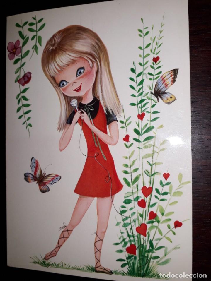 Postales: N&ordm; 40072 POSTAL DIBUJO NI&Ntilde;A BERGAS CAMP 3 C FREIXAS