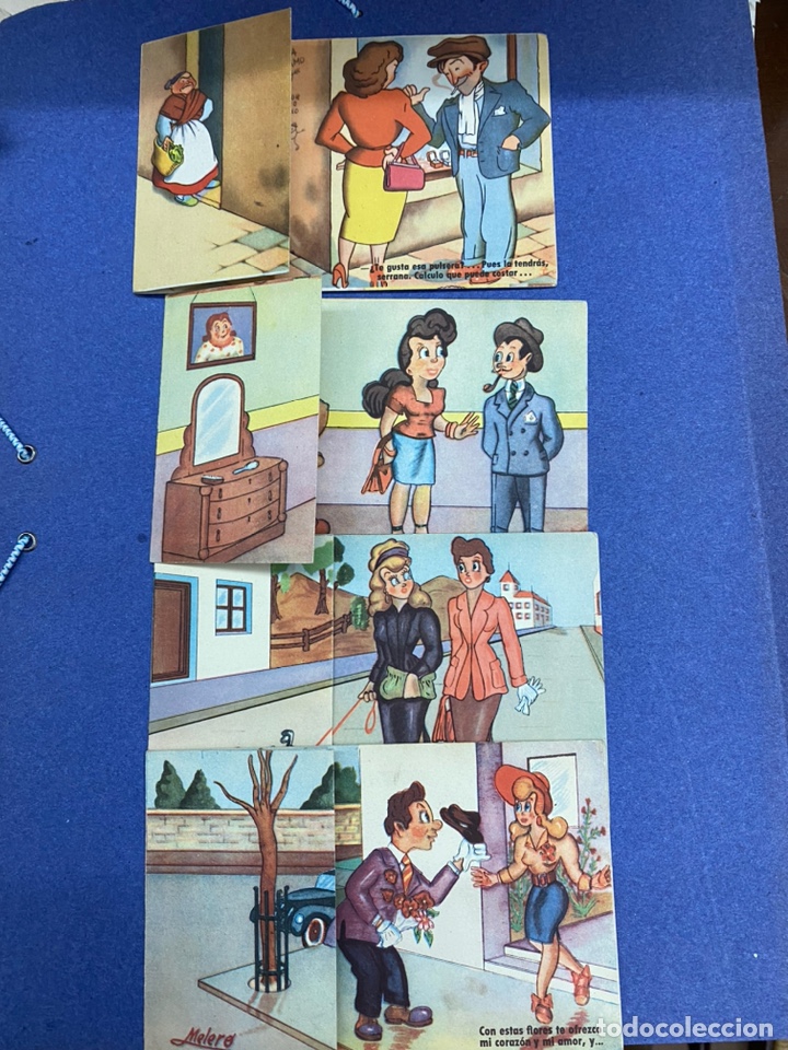 Postais: POSTALES HUMOR DESPLEGABLE RAM. LOTE 4 POSTALES SIN CIRCULAR. MUY BUEN ESTADO.