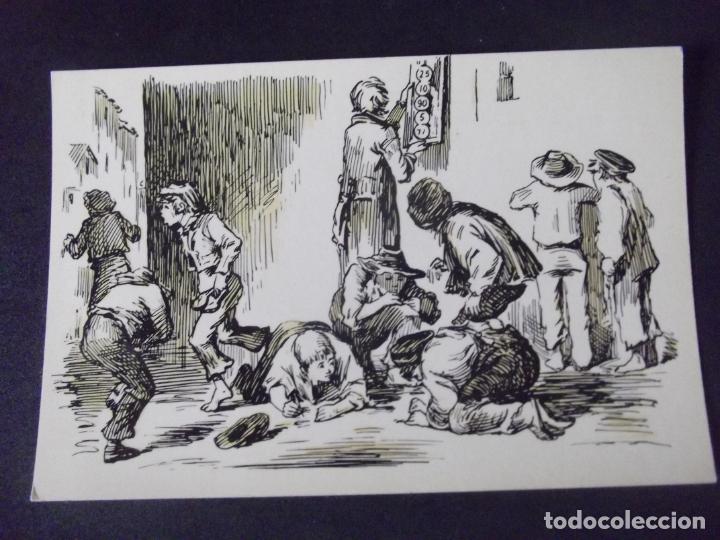 Cartes Postales: DIBUJOS-F3-LOTERIAS-DIBUJO DE ORTEGO -EXPOSICION DE LOS RESULTADOS DE LA LOTERIA PRIMITIVA