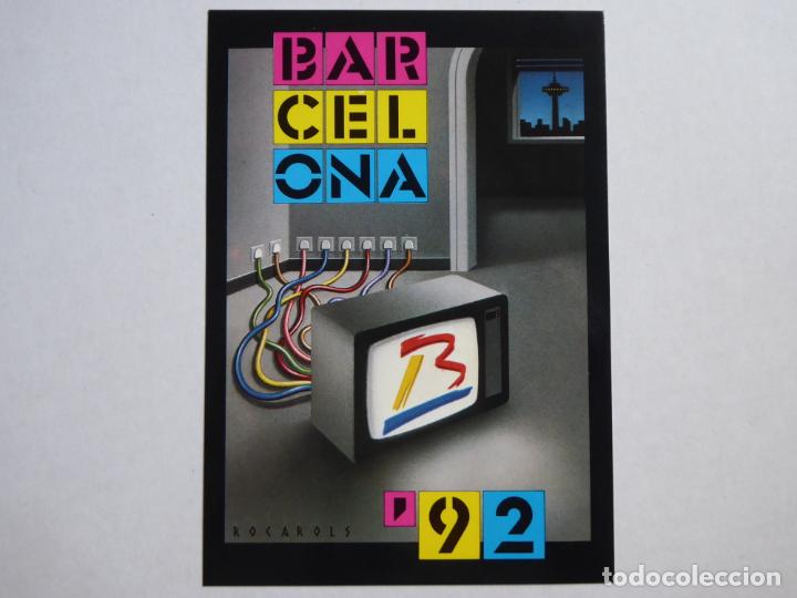 Postais: Postal Albert Rocarols: Barcelona'92 - Colecci&oacute;n Star Grafic n&uacute;mero 134