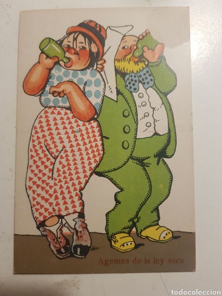 Postales: TARJETA POSTAL AGENTES DE LA LEY SECA COSTUMBRISMO ESPA&Ntilde;OL